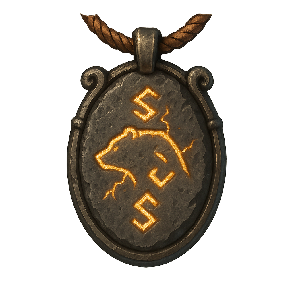 Neck Rune Pendant