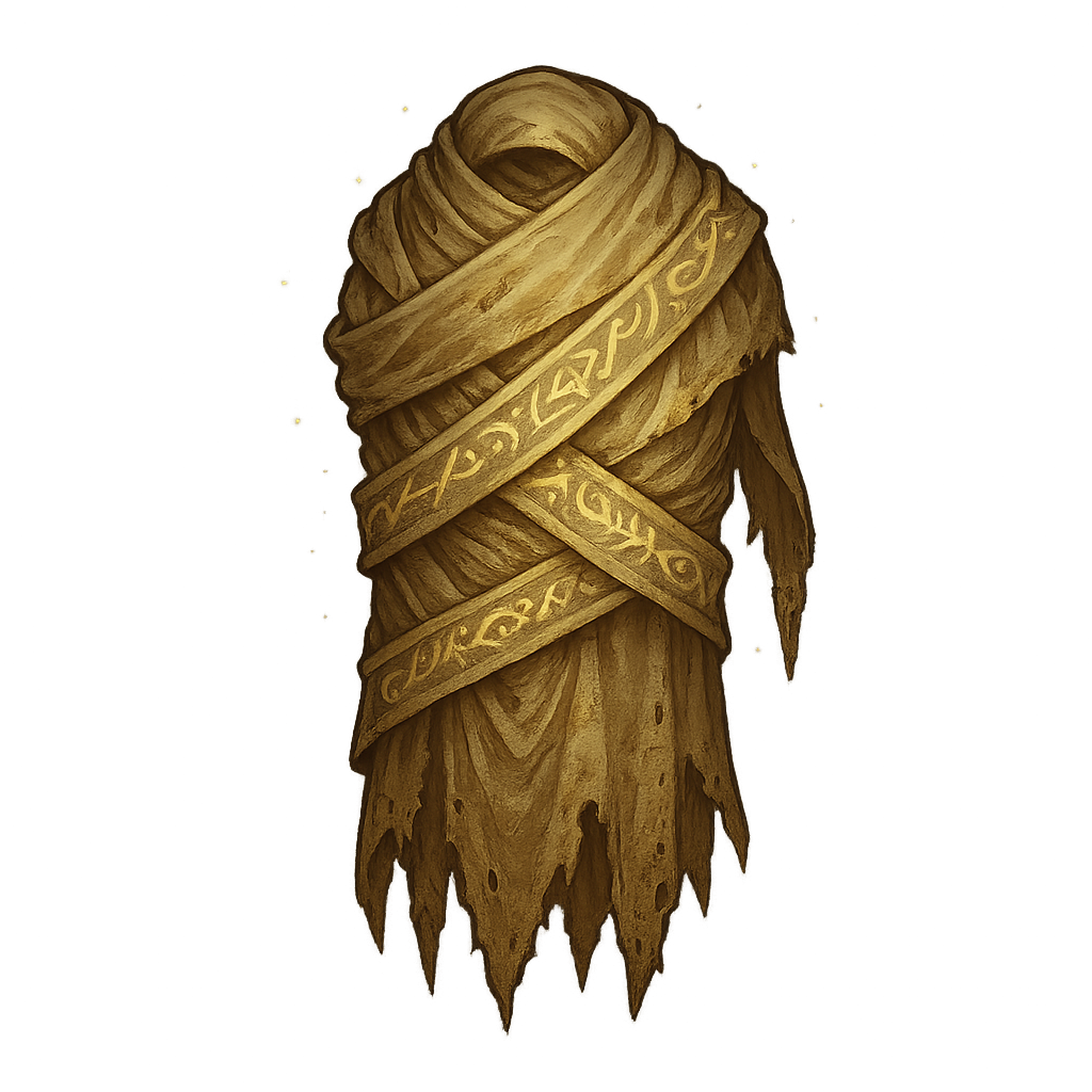 Und Tattered Burial Shroud