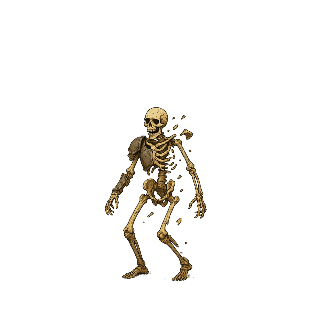 Crumbling Skeleton